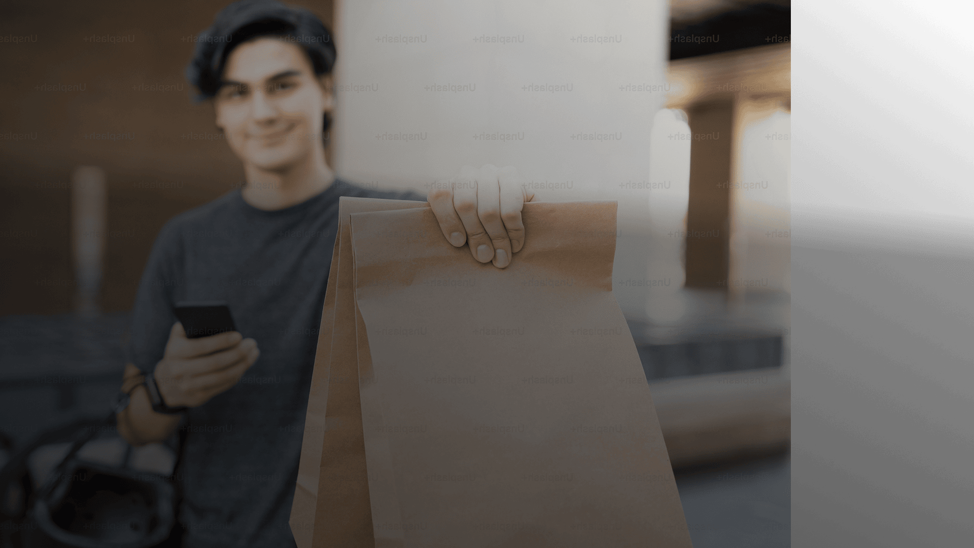 Chef working in kitchen